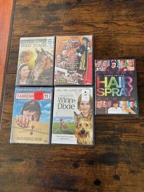 Lot of 5 Sealed Assorted Family and Documentary DVDs
